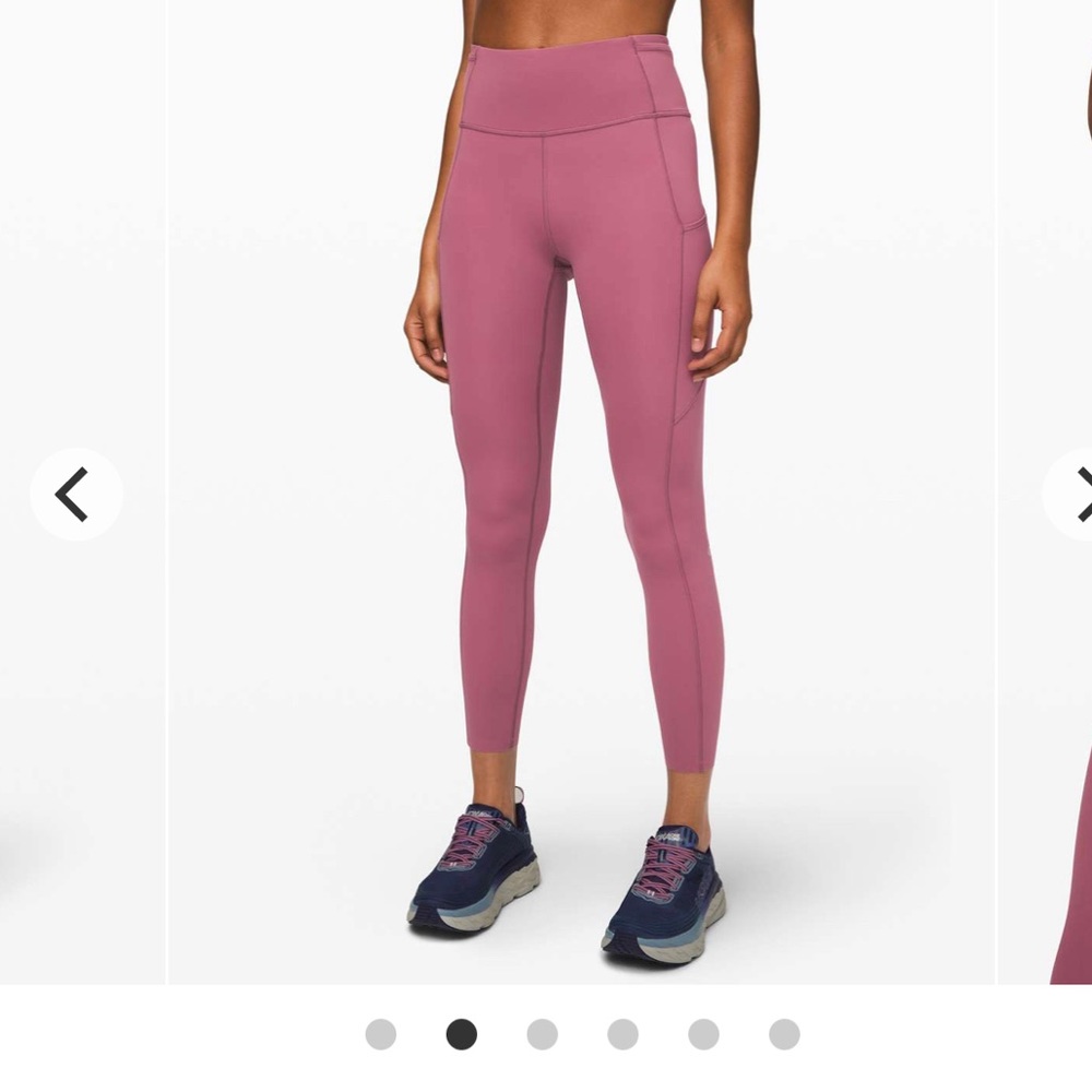 Lululemon Fast and Free Tight II 25" Plumful